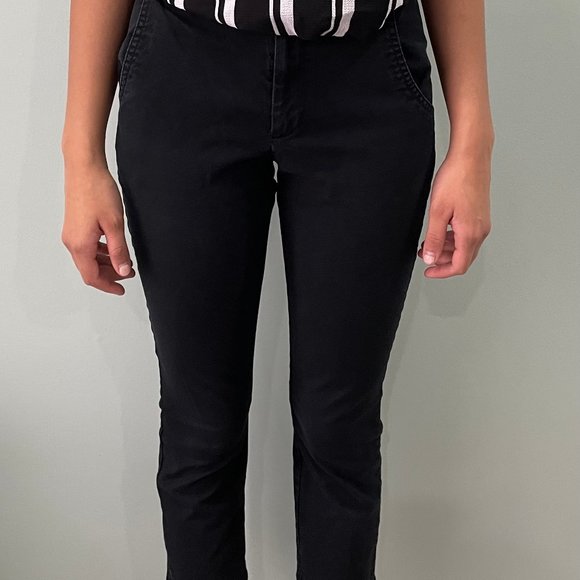 Hollister ankle length black pants size xs - Picture 2 of 3